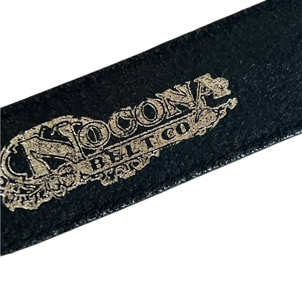 Nocona 34 Black Genuine Leather Western Belt Cowgirl Casual